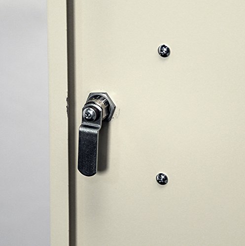 Lakeside LNC-5S Narcotic Cabinet; Single Door, Single Lock, (3) Adjustable Shelves, Beige, 24"L X 10"D X 30"H - Thumbnail 3