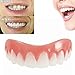 Comfort Fit Teeth Top Cosmetic Veneer One Size Fits All (White)
