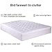 Luxury mattress Collection 100% Cotton 300 Thread Mattress Pad Cover Down Hotel Use Alternative Pillowtop Mattress Topper(Queen,Printing）