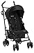 Inglesina Net Stroller - Lightweight Summer Travel Stroller - UPF 50+ Protection Canopy with Removable and Washable Seat Pad (Black)
