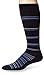 Sockwell Men's Concentric Stripe Graduated Compression Socks, Navy, Large/X-Large
