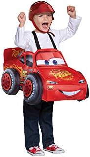 Cars Lightning McQueen 3 D Deluxe Toddler Costume With Helmet