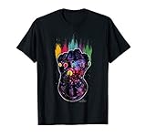 Marvel Infinity War Galaxy Paint Gauntlet Graphic T-Shirt