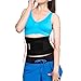 ZERLA Removable Waist Trimmer (Black) - Tummy Trimmer Helps Boost Workout Intensity and Safely Increases Sweat Production - Fits Waists Up to 39