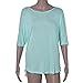 2017 Hot Shirt! AMA(TM) Women Sexy Lace Half Sleeve Loose Casual T-shirt Blouse Tops (M, Green)