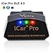 Vgate-LPHUS iCar Pro Bluetooth 4.0 (BLE) OBD2 Fault Code Reader OBDII Code Scanner Car Check Engine Light iOS iPhone iPad/Android Compatible ELM327 Adapter
