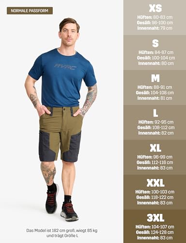 RevolutionRace RVRC GP Men's Shorts, Durable and Ventilated Hiking Shorts for All Outdoor Activities