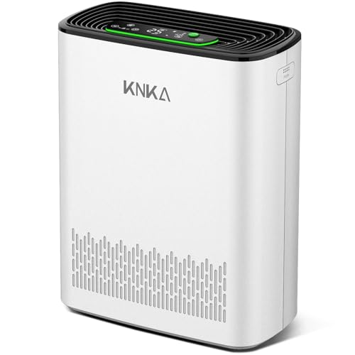 Purificateur d'Air, CADR 300 m³/h, jusqu'à 80 m², filtre HEPA, Blanc