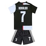 New 19-20 Season 7 Ronaldo Juventus Home Kids/Youth Soccer Jersey