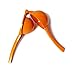 Manual Orange Citrus Hand Juicer - Metal Orange Leaderware Squeezer for Fresh Pressed Juice without Seeds or Pulp - Commercial or Home Use - 9.2 cm