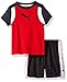 PUMA Baby' Two Piece Short and Tee Set, Puma Black, 12M