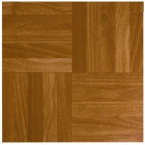 Self Adhesive Wood Effect Anti Peel Slip Stick On Flooring Floor Tiles Design Kitchen Wall Bathroom Hard Wearing 4ft Squared Coverage Gloss Finish Floorboards [ Pack Of 8 ]