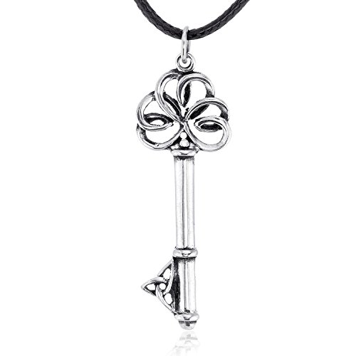 Dan's Jewelers Celtic Key Necklace Pendant, Fine Pewter Jewelry