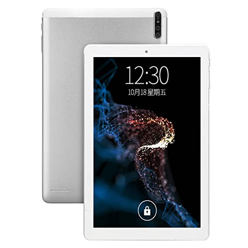 Luqeeg Tablet 10.1 Inch for Android 11, 1960x1080 HD Touchscreen, 5G Tablet Calling Tablet, Octa Core Processor, 6GB 128GB ROM, 5MP + 13MP Camera, Ultra Long Standby,