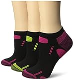 Dr. Scholl's Women's 3 Pack Health Strides Tri-Zone Low Cut Socks