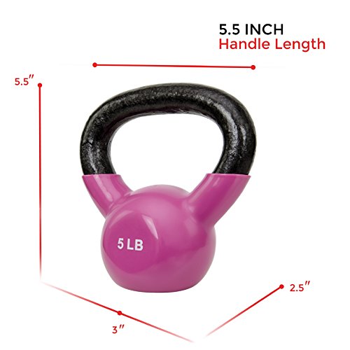 15-Pound Vinyl Coated Kettlebell - Image 12