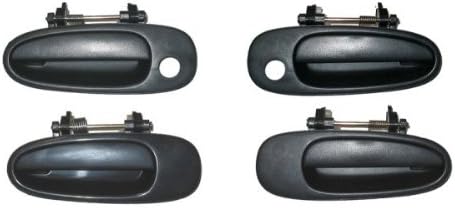 1996 1997 1998 1999 2000 Outside Set of 4 Toyota Rav4 Four Door Black Handles for exterior 96 97 98 99 00