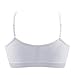 Litthing Women’s Sport Bra Spaghetti Strap Yoga Bra Camisole Top (White, L)