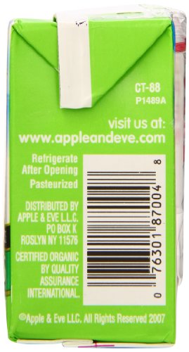Apple & Eve Sesame Street Organics, Big Bird's Apple 4.23 Fluid-oz., 36 Count