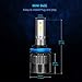 KUYANG H11/H8/H9 LED Headlight Bulbs Conversion Kit, DOT Approved, Single Beam Light Bulbs (High or Low), Halogen Headlight Replacement, COB Chips-6000LM 6000K Xenon White (2 Pack)