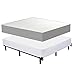 Swascana STT Heavy Duty Easy Assemble Steel Bed Frame Box Spring and Mattress Foundation (Queen)