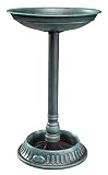 2-in-1 Birdbath with Planter Base, Weather-Resistant Garden Décor, 25” High