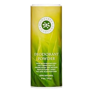 Image of Honeybee Gardens - Deodorant Powder, Aluminum and Talc Free, 4 oz/114 g