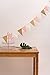 10 Feet Vintage Style Pennant Banner, Gold Glitter Garland, Paper Triangle Flags Bunting for Nursery Wall, Wedding, Baby Shower, Party Decor,15 pcs Flags(Gold Glitter+White Glitter+Baby Pink Glitter)