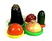 Set of 8 Reusable Silicone Food Saver by Pack-A-Meal (2 Sm Orange; 2 Med Yellow; 2 Lg Green; and 2 X-Lg Blue)