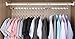 Magicool 4 Pack Metal Wonder Magic Cascading Hanger Space Saving Hangers Closet Organizers Suit for Shirt Pant Bra Clothes Hangers Space Saving