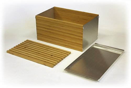 Simply Bamboo Extra Large Napa Bamboo & Brushed Stainless