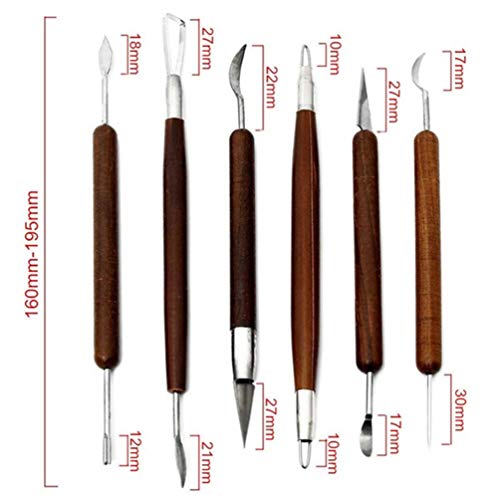 Crafts Clay Modeling Tool Clay Shaping Sculpting Tools Set Pottery Carving Tools for Ceramics Clay Pottery Shaping and Sculpting Clay at Schools & Home