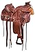 AceRugs Size 14″ 15″ 16″ 17″ 18″ Wade Tree A Fork Premium Western Leather Roping Ranch Work Horse Saddle TACK Headstall Breastplate (Dark Chestnut, 17)thumb 3