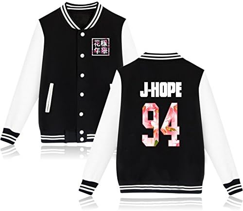 Kpop BTS Jacket Coat Baseball Uniform Bangtan Boys Suga Jin Jimin V J-Hope Rap Jung Kook Women Men Sweater