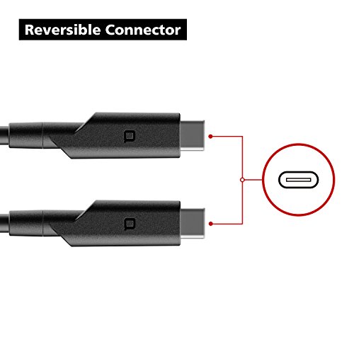 nonda USB-C to USB-C Data Transfer & Charging Cable (USB 3.1), 10.0GBPS Data Transfer, 100W/5A, 3.4ft/1m, Quick Charge and Data Sync for New MacBook and Other Devices with USB Type C (Thunderbolt 3)
