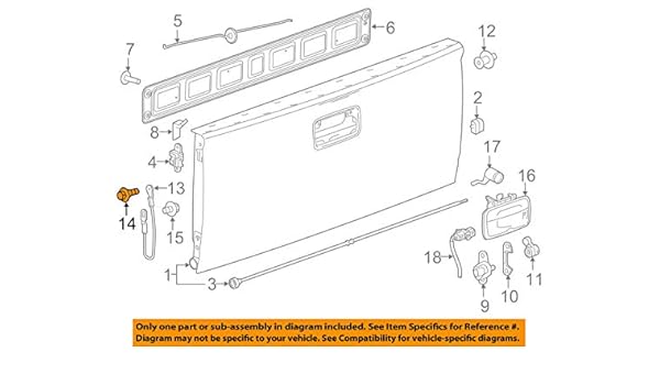 Gmc Sierra Tailgate Latch Diagram - Diagram For You