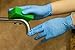 Nitrile Exam Gloves, Medical Grade,Disposable,Food Safe,Non Latex, 4 mil Thickness,Powder Free, Blue color,Convenient Dispenser Pack of 100 (Medium)