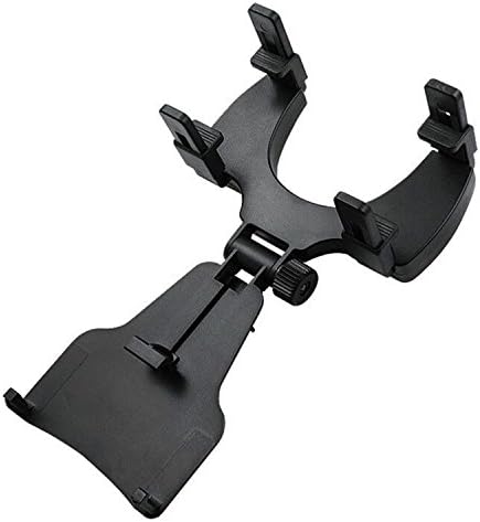 Cell Phone Universal Holder,Car Mount Cradle Holder ,180°Car Rearview Mirror Mount Truck Auto Bracket for iPhoneX/8/8 Plus/7 Plus/7/6S Plus/5S Samsung Galaxy S7/S7 edge GPS Sony Nokia and More (Black)