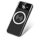 Qi Wireless Portable Charger, Hokonui 10000mAh Charging Power Bank with LED Digital Display External Battery Pack 2 in 1 for iPhone X, 8, 8 Plus, iPad, Samsung Galaxy S8, S8 Plus