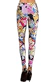 Celeb Inspired Adventure Time BMO Digital Print Leggings Pants Tights