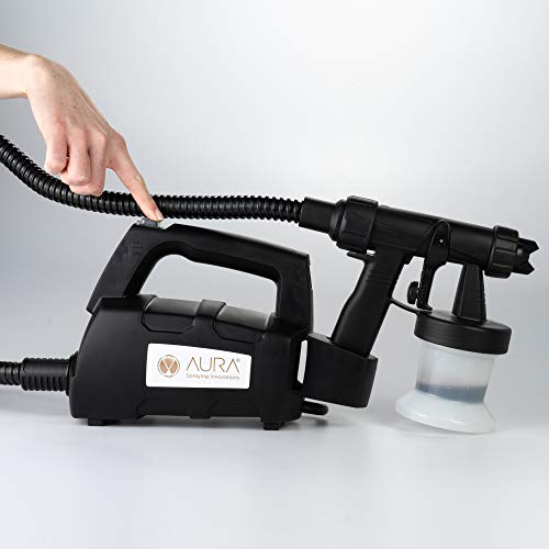 Aura Compact Elite Spray Tanning Machine Kit with Norvell Sunless Solutions Pro Bundle, Disposable Spa Feet and Black Pop Up Tanning Tent