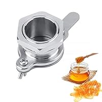 Jeffergrill Stainless Steel Gate Valve Beekeeping Tool Extractor Bottling Equipment Honey Tap Corrosion Resistant