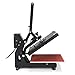 Mophorn Heat Press Heat Press Machine Heat Press Machine for T Shirts 15x15 Inch Semiauto Open Digital LCD Timer Rigid Steel Frame High Level(15x15 Inch Semiauto Open)