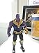 PAPWELL Thanos Action Figure 6.7 inch Marvel Legends Figures Hot Toys Avengers Infinity War Series PVC Superheroes Model Toy Collection Gifts Kids Collectible Gift Children
