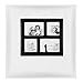 Artmag Photo Picutre Album 4x6 600 Photos, Extra Large Capacity Leather Cover Wedding Family Photo Albums Holds 600 Horizontal and Vertical 4x6 Photos with Black Pages (White)