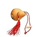 Yaoyijun Traditional Chinese Natrual Gourd/Chinese Good Luck Wu Lou/natual Hu Lu/Wooden of Cucurbit (one Piece) Fengshui Natural Bagua Wu Lou (Wu Lu) Gourd Hanging Amulet W Children(Natrual Gourd 1)