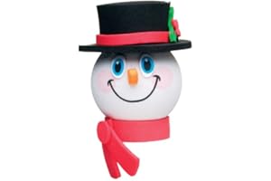 Tenna Tops Frosty Snowman Black Hat Car Antenna Topper/Auto Mirror Dangler/Cute Dashboard Accessory
