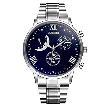  Fashion Watches Mens Simulated Diamond Watch