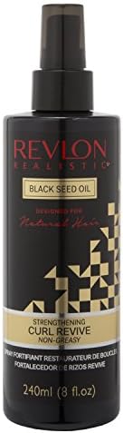 Revlon Realistic Naturally Strong Strengthening Curl Revive Non-greasy 8 Oz (240ml) Pack of 4