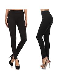 Leggings para dama de invierno cálidos sin costuras, elásticos, elásticos, talla única, con forro de terciopelo